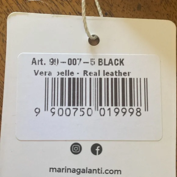 NWT Marina Galanti Black Leather Cross Body - Picture 15 of 15